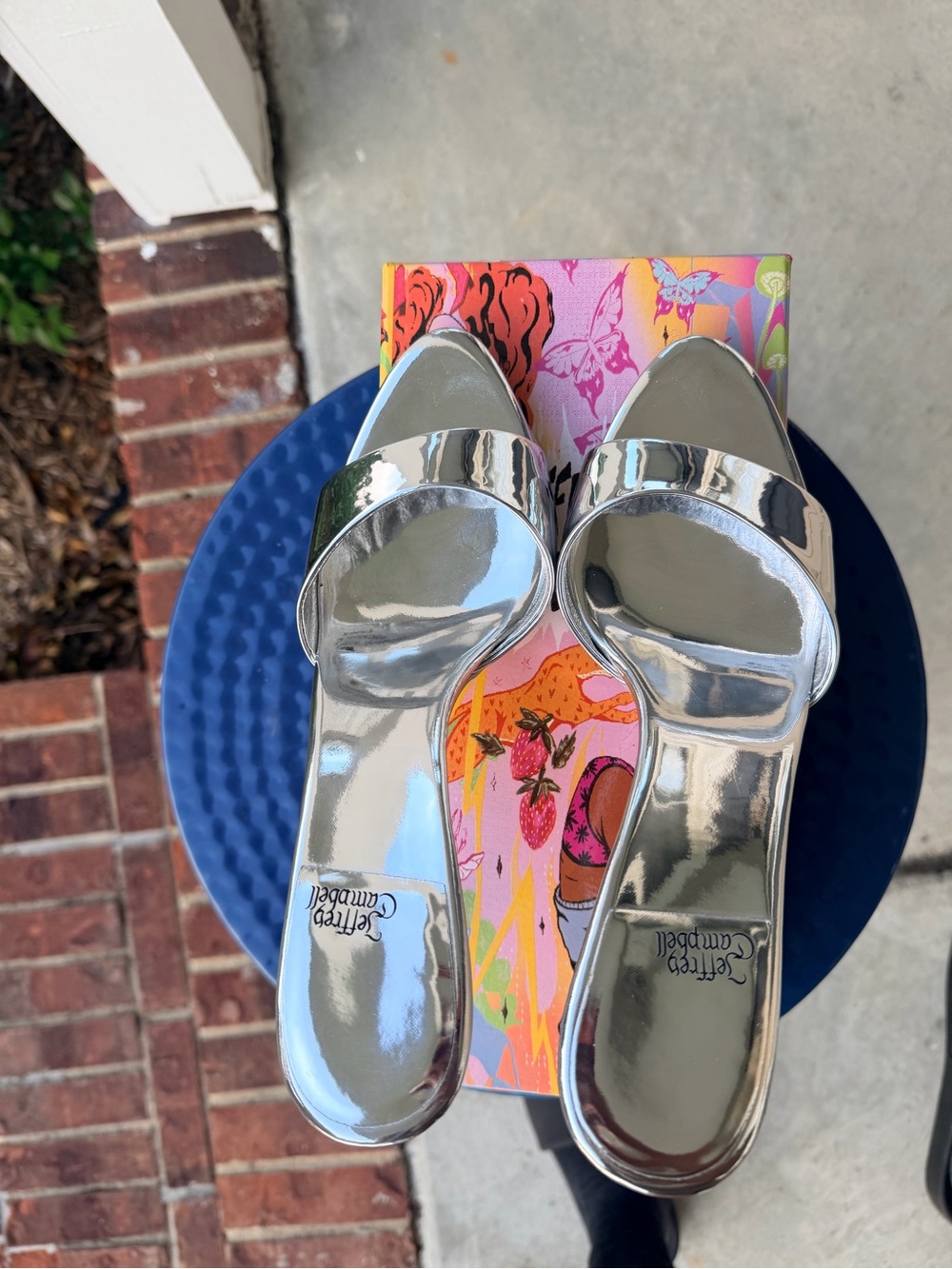 Jeffery Campbell Ce- Soire Slide Sandal
Silver Mirror - Picture 3 of 6